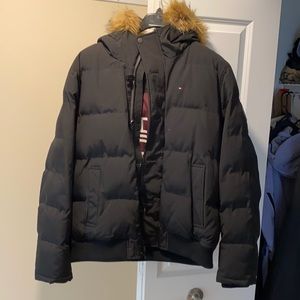 Tommy Hilfiger Fur Puffer